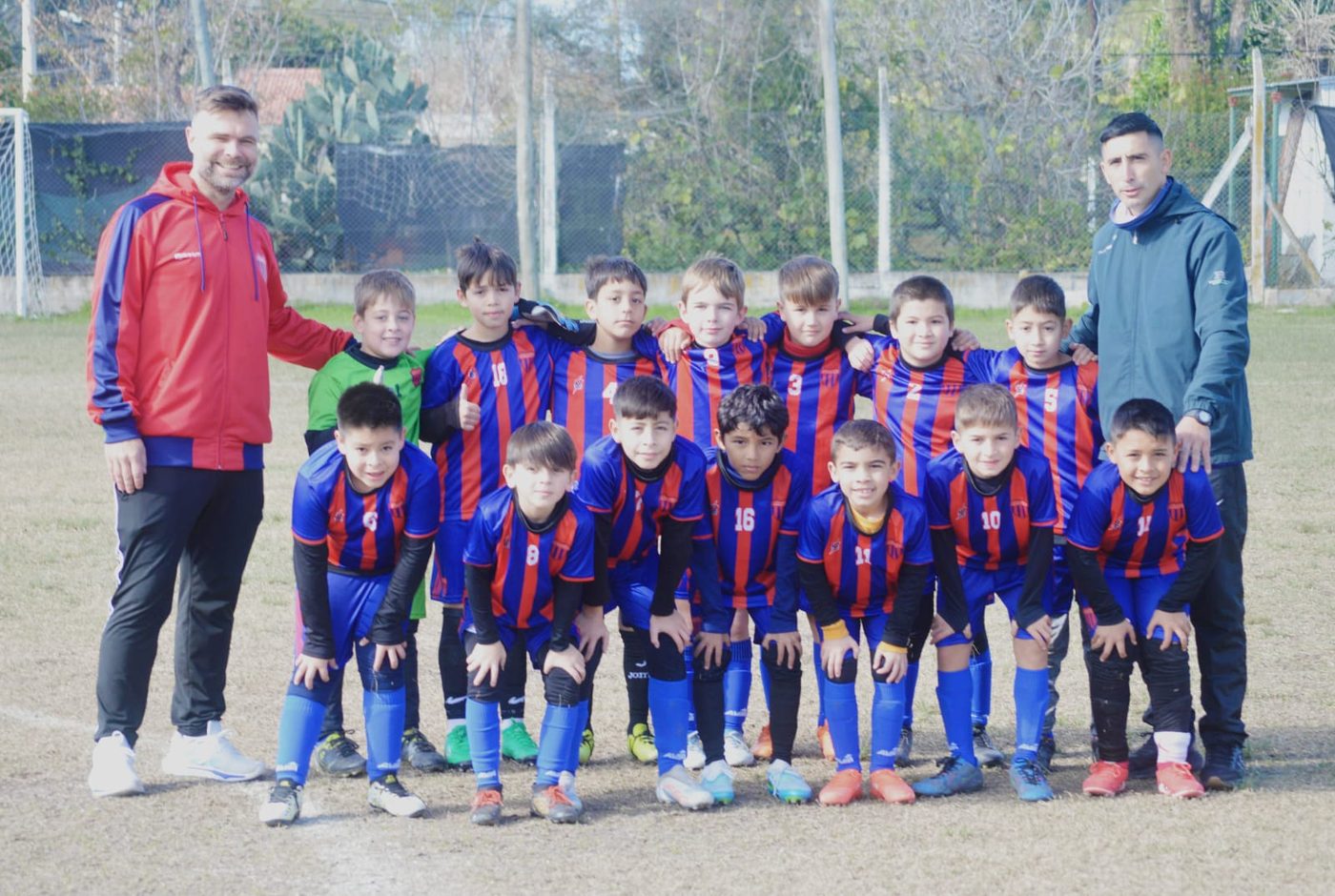 Plantel formado antes del partido